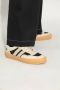 Moncler Canvas Leren Sneakers Ronde Neus Beige - Thumbnail 10