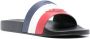 Moncler Grijze Slides Schoenen Breed Band Multicolor Heren - Thumbnail 8
