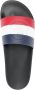 Moncler Grijze Slides Schoenen Breed Band Multicolor Heren - Thumbnail 9