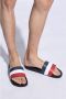 Moncler Basile rubberen slides Blue Heren - Thumbnail 2