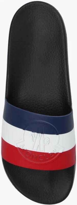 Moncler Basile rubberen slippers Blauw Heren