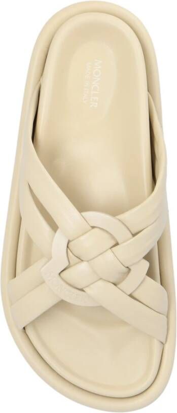 Moncler Bel slides Beige Dames