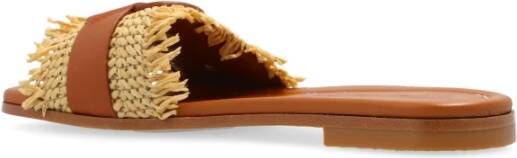 Moncler Bel slides Brown Dames