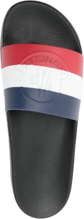 Moncler Blauwe Basile Slides Sandalen Multicolor Heren