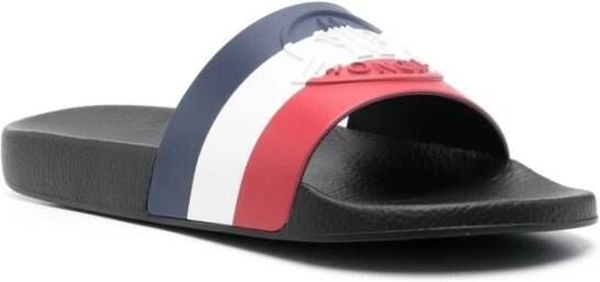 Moncler Blauwe Basile Slides Sandalen Multicolor Heren