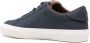 Moncler Blauwe Leren Sneakers Vetersluiting Blue Heren - Thumbnail 9