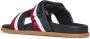 Moncler Blauwe Slip-On Leren Sneakers - Thumbnail 2