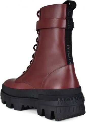 Moncler Boots Red Dames