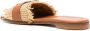Moncler Bruine Raffia Bell Slides Sandalen Multicolor Dames - Thumbnail 3
