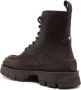 Moncler Stad enkellaarzen in bruin leer Brown Heren - Thumbnail 2