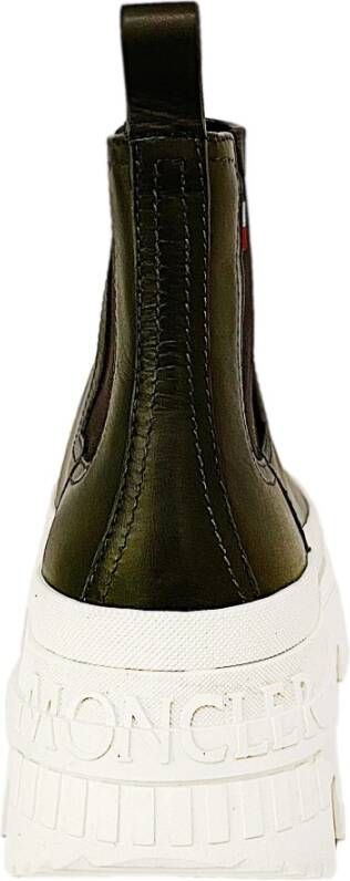 Moncler Olive Chelsea Boots voor heren Groen Heren