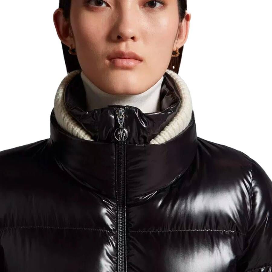 Moncler Donsjas met Afneembare Gebreide Boord