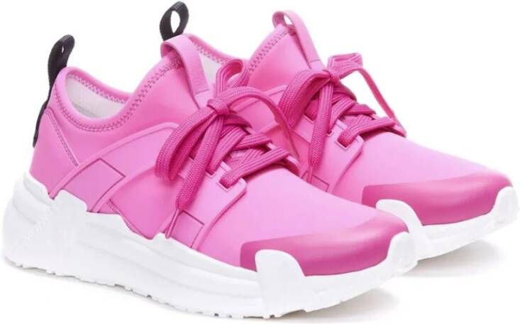Moncler Fuchsia Sneakers voor Vrouwen Pink Dames