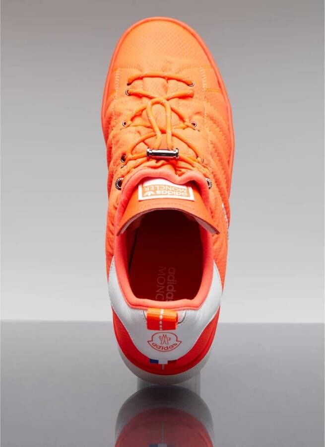 Moncler Gewatteerde Lage Top Sneakers Orange Heren