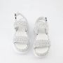 Moncler Geweven Belay Sandalen Gray Dames - Thumbnail 4