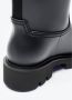 Moncler Zwarte kniehoge laarzen met reliëflogo Black Dames - Thumbnail 32