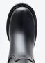 Moncler Zwarte kniehoge laarzen met reliëflogo Black Dames - Thumbnail 33