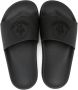 Moncler Kinderen Zwarte Sandalen met Logo Detail Black Dames - Thumbnail 3