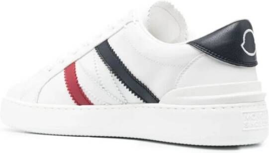 Moncler Lage Top Sneakers in Monaco Stijl White Dames