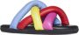 Moncler Leren Slides met Kleurblok Effect Multicolor Dames - Thumbnail 2