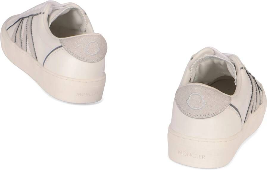 Moncler Leren sneakers met contrasterende hielinzet
