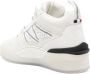 Moncler Leren sneakers met geperforeerd detail White - Thumbnail 3