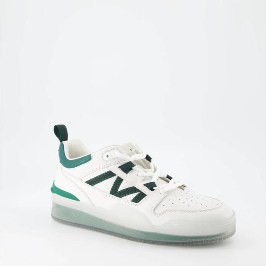 Moncler Leren sneakers met vetersluiting Multicolor Heren