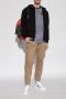 Moncler Stoere Leren Sneakers voor Heren Wit Heren - Thumbnail 6