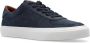 Moncler Blauwe Leren Sneakers Vetersluiting Blue Heren - Thumbnail 4