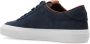 Moncler Blauwe Leren Sneakers Vetersluiting Blue Heren - Thumbnail 5