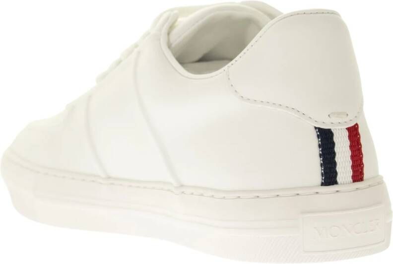Moncler New York Leren Sneaker White Heren