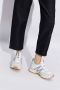 Moncler Logo Sneakers Wit Lichtblauw Rubberen Zool Blue Dames - Thumbnail 10