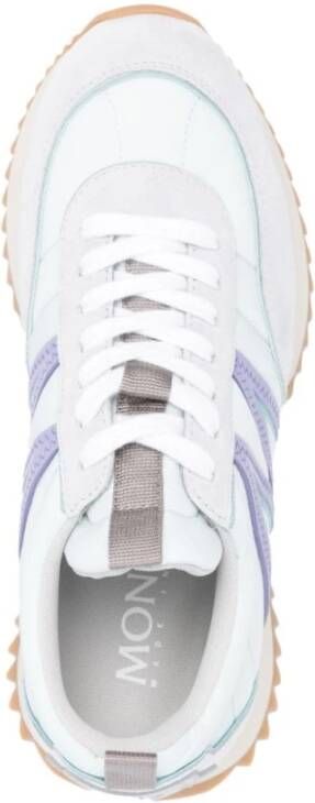 Moncler Pacey Sneakers Wit en Lichtblauw White Dames