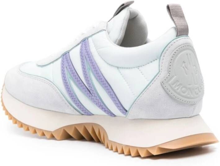 Moncler Pacey Sneakers Wit en Lichtblauw White Dames