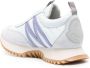 Moncler Logo Sneakers Wit Lichtblauw Rubberen Zool Blue Dames - Thumbnail 7