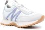 Moncler Logo Sneakers Wit Lichtblauw Rubberen Zool Blue Dames - Thumbnail 8