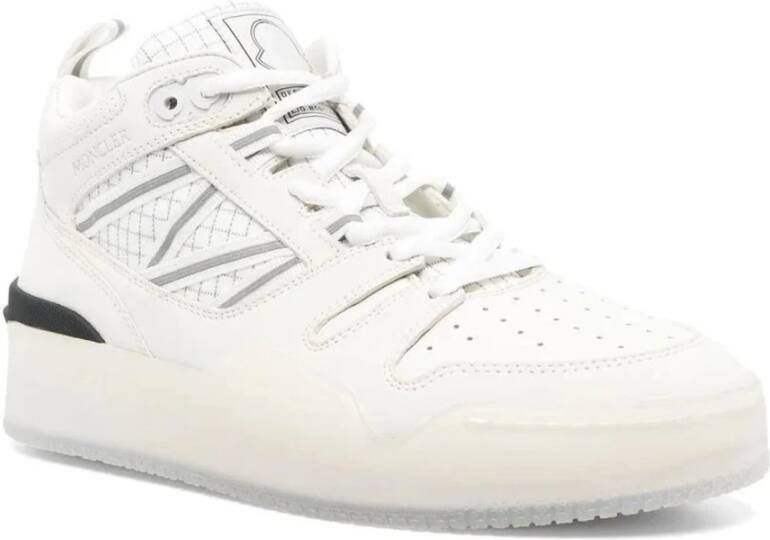 Moncler Pivot Leren Sneakers White Dames
