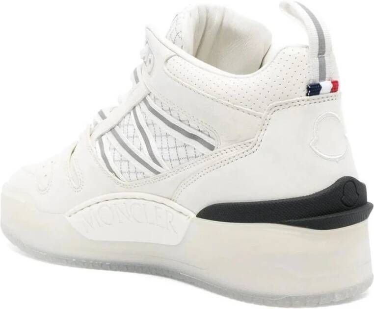 Moncler Pivot Leren Sneakers White Dames