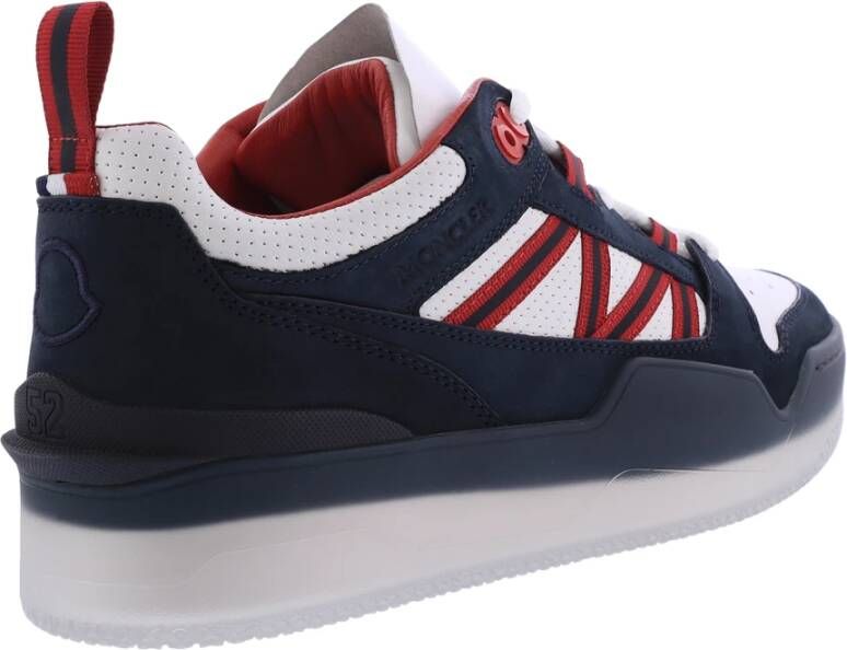 Moncler Stijlvolle Low Top Sneakers Blauw Heren