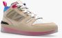 Moncler Multikleur Leren Sneakers met Logo Patch Meerkleurig Dames - Thumbnail 9