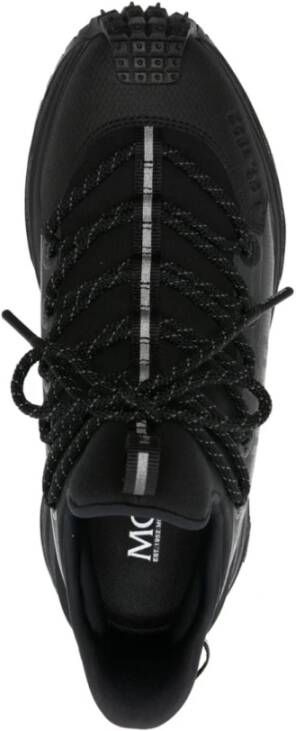 Moncler Zwarte Sneakers met Tonaal Ontwerp Black Dames