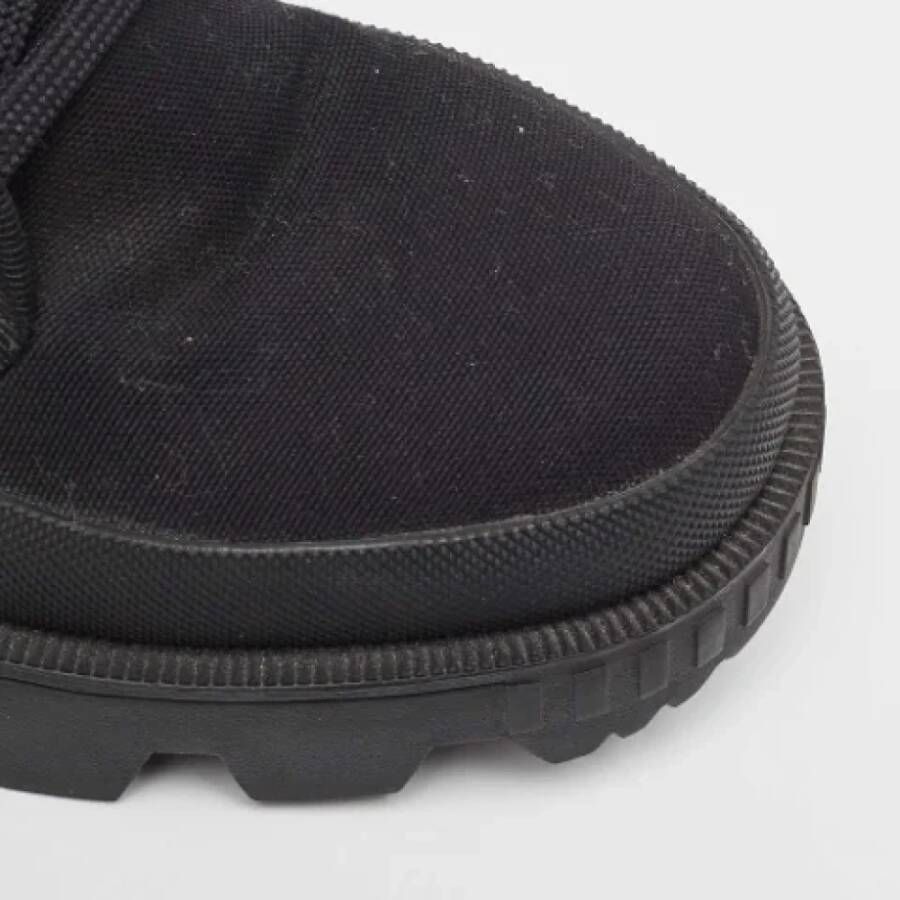 Moncler Pre-owned Canvas boots Black Dames