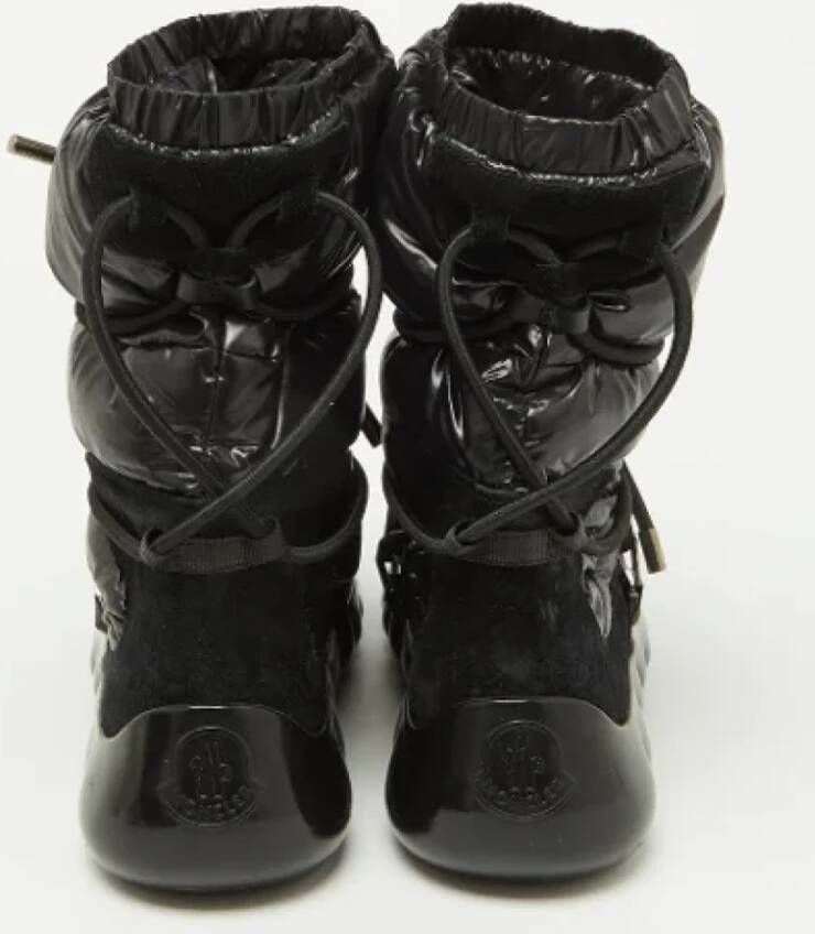 Moncler Pre-owned Fabric boots Black Dames