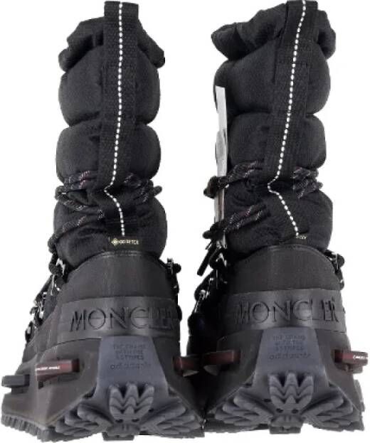Moncler Pre-owned Fabric boots Black Heren