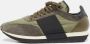 Moncler Pre-owned Leather sneakers Green Heren - Thumbnail 2