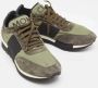 Moncler Pre-owned Leather sneakers Green Heren - Thumbnail 4