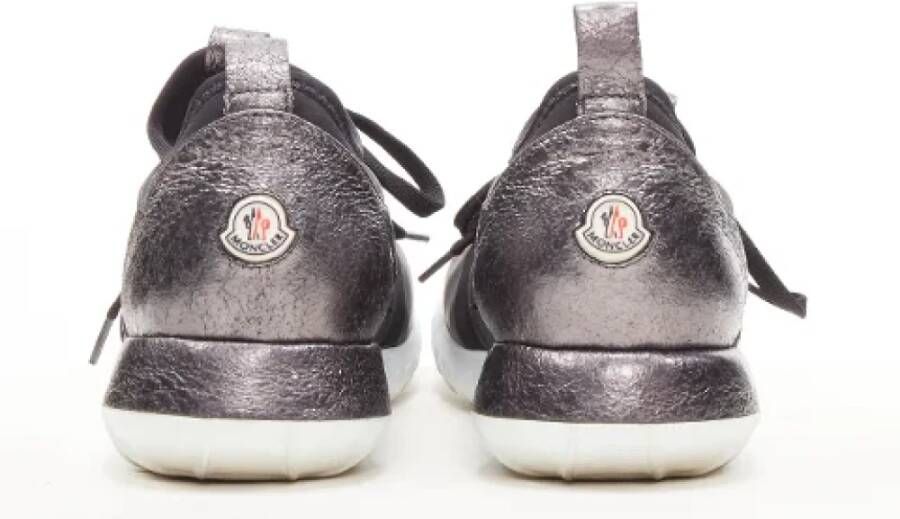 Moncler Pre-owned Leather sneakers Multicolor Dames