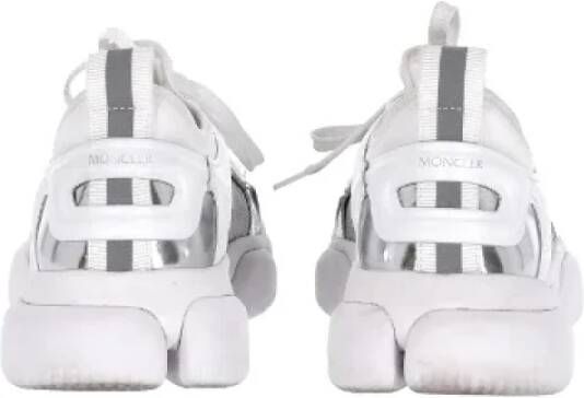 Moncler Pre-owned Leather sneakers White Dames