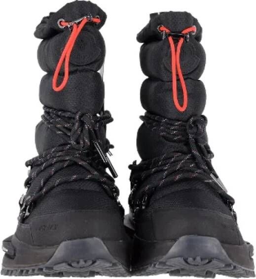 Moncler Pre-owned Plastic boots Black Dames