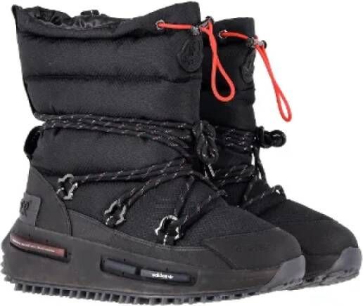 Moncler Pre-owned Plastic boots Black Dames